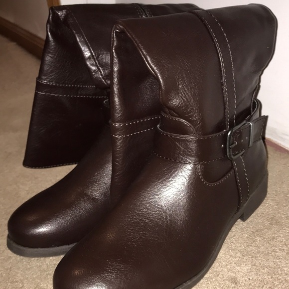 {Croft &Barrow} Tall Dark Brown Riding Boots - Picture 2 of 8